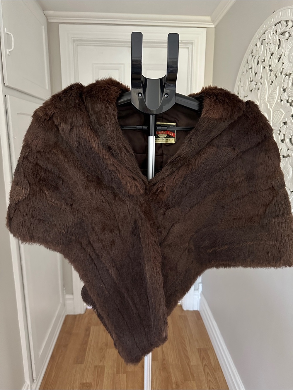 Beautiful Vintage Brown Fur Stole